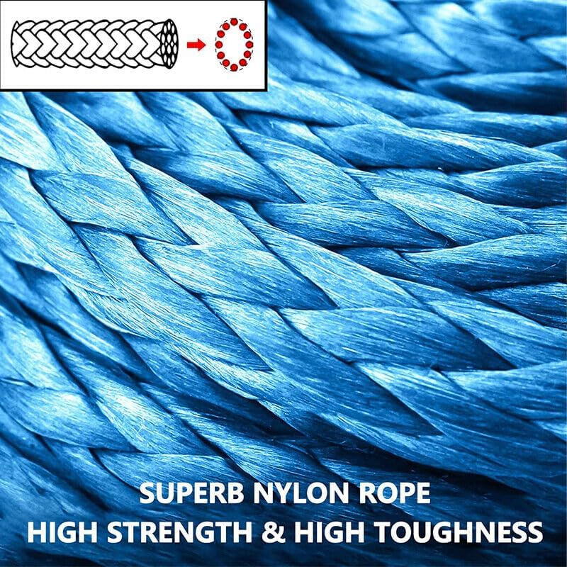 AIMALL Soft Shackle 55Cm Recovery Gear Dyneema Winch Rope 16T(16,000Kg) Heavy Duty for Off-Road and Towing image number 3