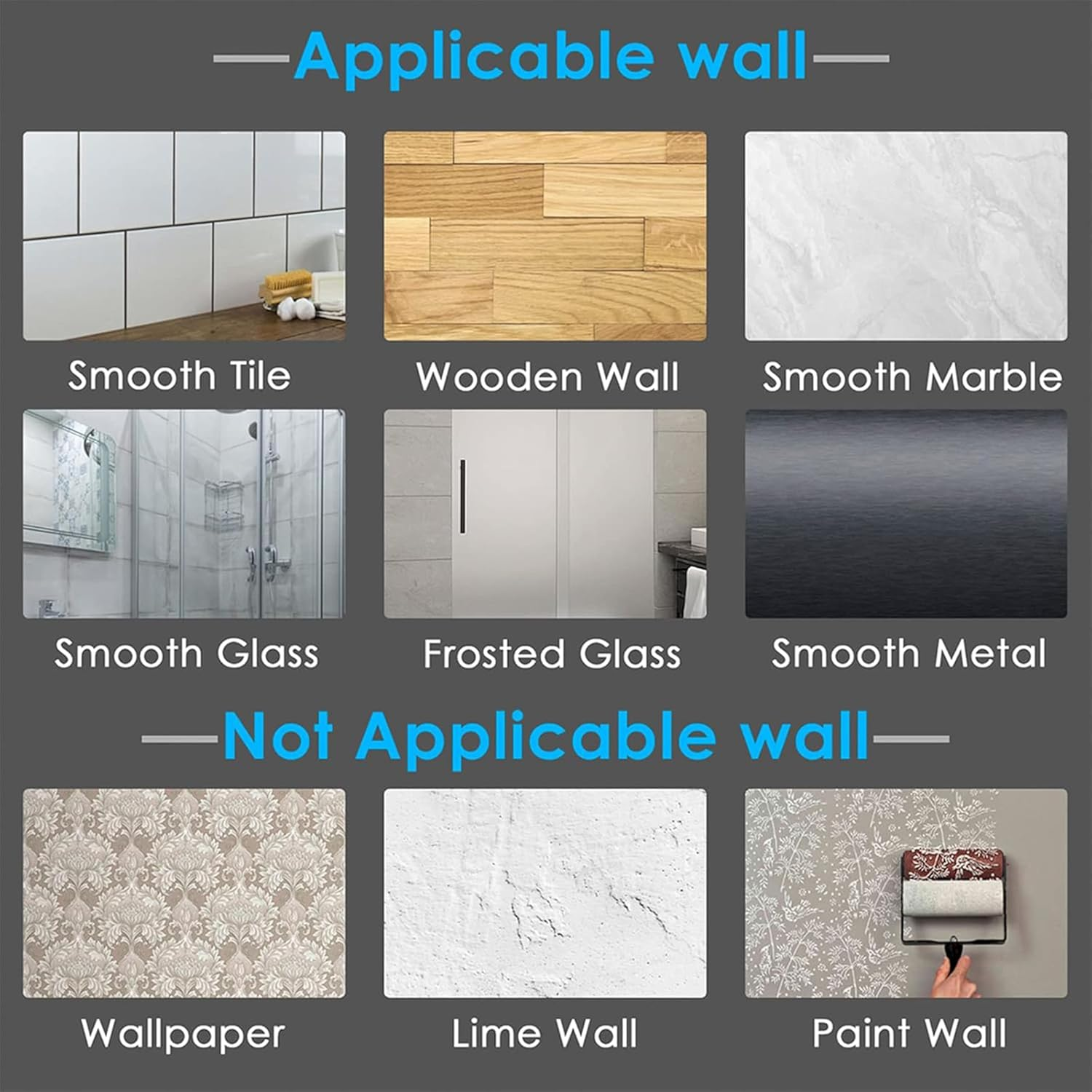 4-Pack Wall Mounted Toothbrush Holder with Cover - Bathroom Storage Rack & Organizer for Manual and Electric Toothbrushes - Self-Adhesive Toothbrush Stand for Shower Use