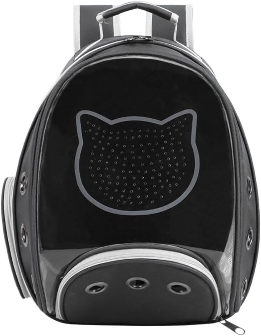 Cat Bag Dog Carrier Pet Carrier Pet Backpack Pet Supplies Pet Carrier Cat Carrier Bag Transparent Backpack Dog Bag Cat Carrier Pet Bag Carrier(Color:Pink)