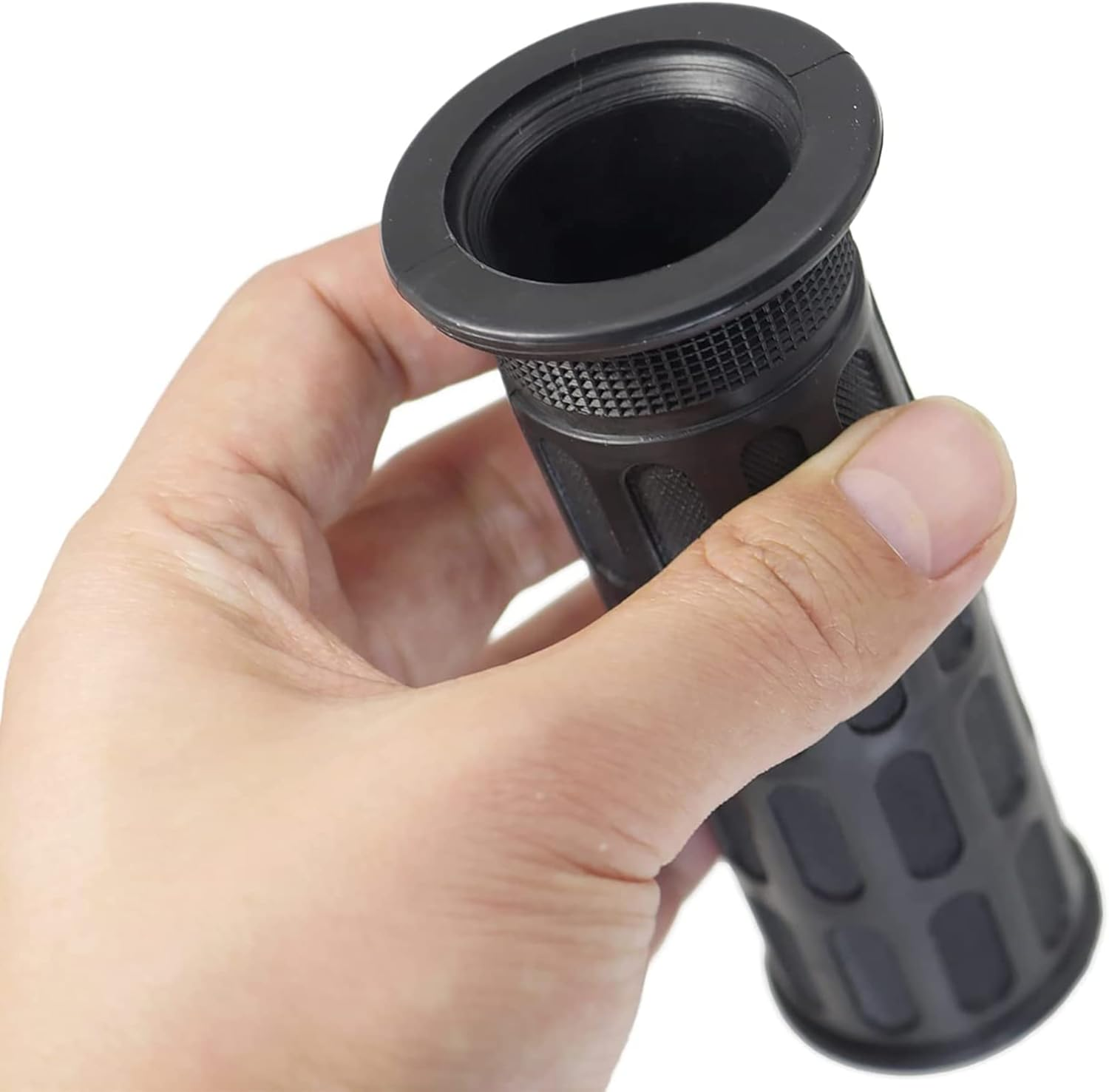 2 Pieces 30Mm Inner Diameter Antiskid Handle Cover Soft Rubber Replacement Handlebar Grips for Wheelbarrow(Black, 125Mm)