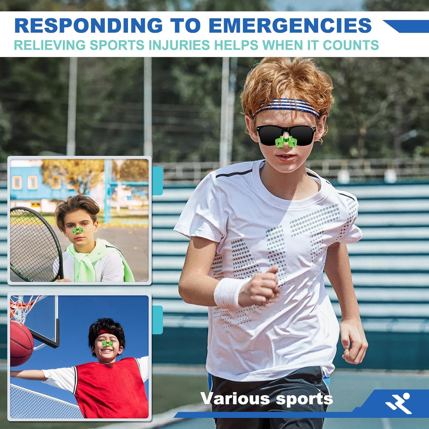 48 Pcs Plastic Foam anti Snore Nose Clip, Nose Clamps for Nosebleeds, Bloody Nose Stoppers, Swim Nose Clip Adult, Nose Clips for Accidental or Emergency Condition image number 6