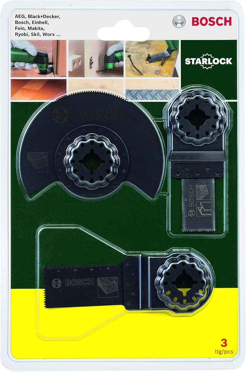 Bosch Accessories 3-Piece OMT Blade Starter Set Wood and Metal image number 6