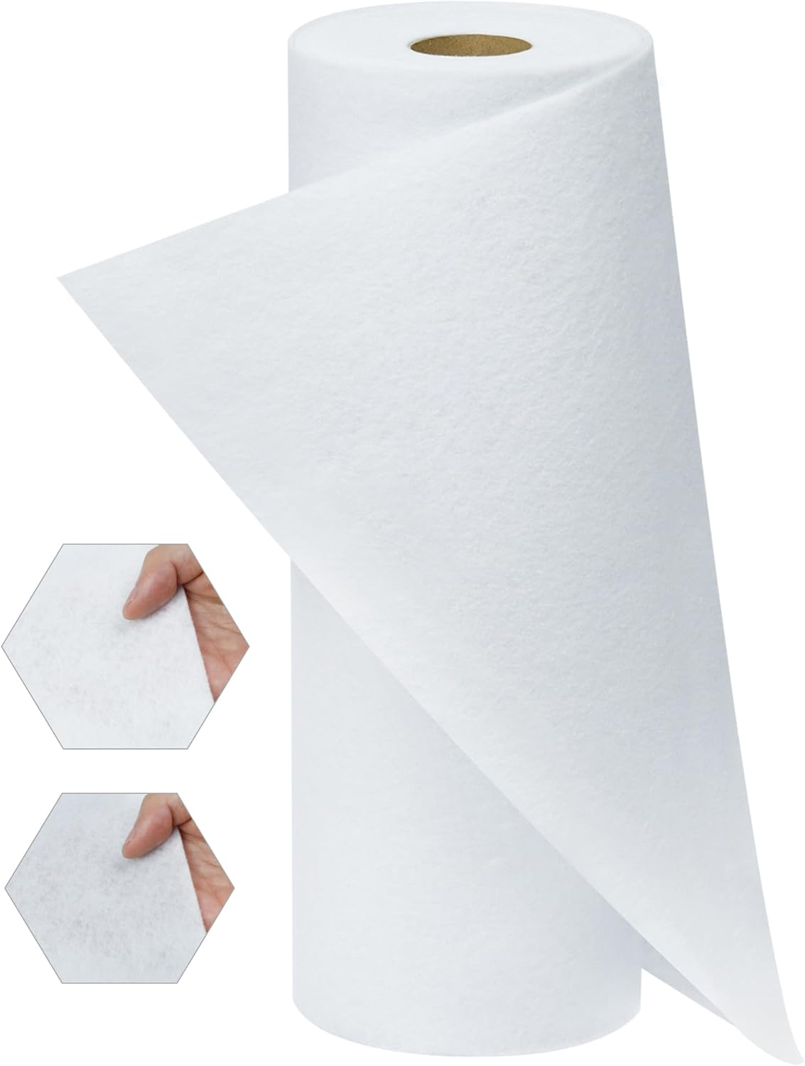 PLANTIONAL Iron-On Fusible Fleece Interfacing: 11.8 Inches X 10 Yards Medium Weight One-Sided Loft Iron on Fusible Fleece White for Quilting Tote Bags and Home Decor image number 6