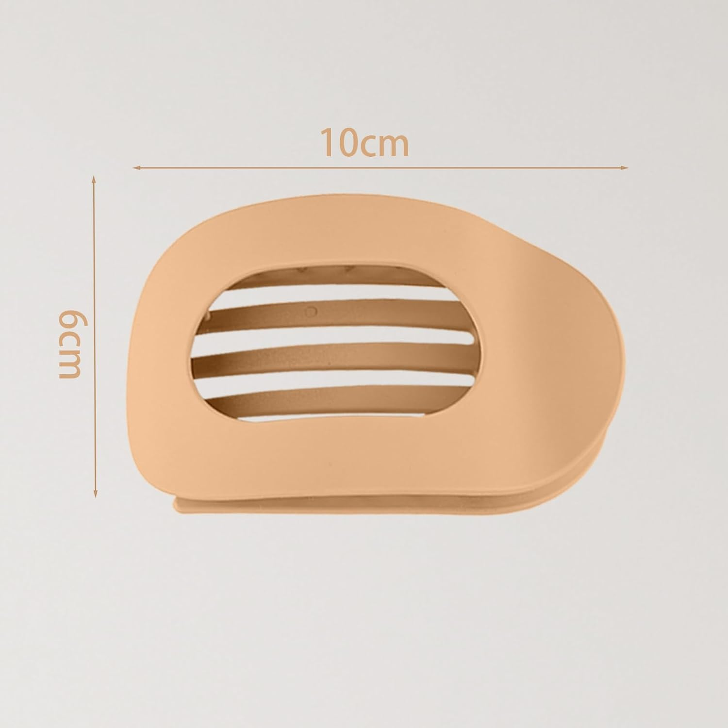 Pack of 6 Hair Clips for Women Large Flat Hair Clip French Flat Claw Clip for Thin and Thick Hair Driving Everyday Use image number 4