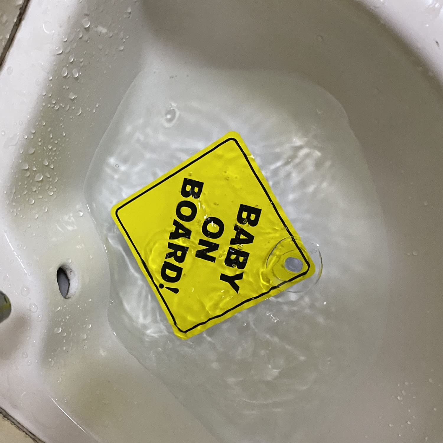 Baby on Board Sticker for Cars 2PCS, Baby on Board Warning Signs with Suction Cups, Durable and Strong without Residue - Blue image number 6