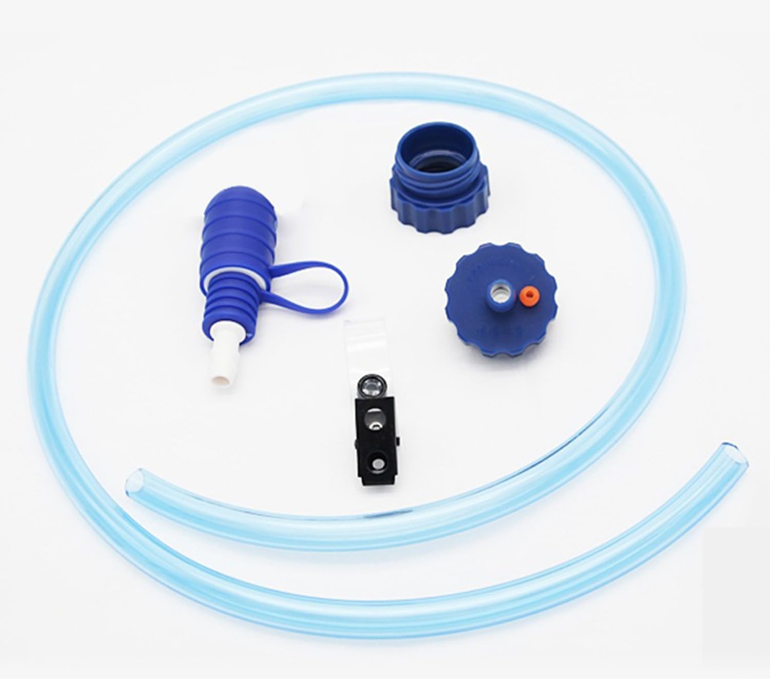 Water Bottle Drink Tube Water Bottle Drinking Tube with Double Adapter Hydration System Drink Tube System Hose Kit Water Bottle Tube Adjuster for Cycling Trekking Fishing Boating Camping image number 6