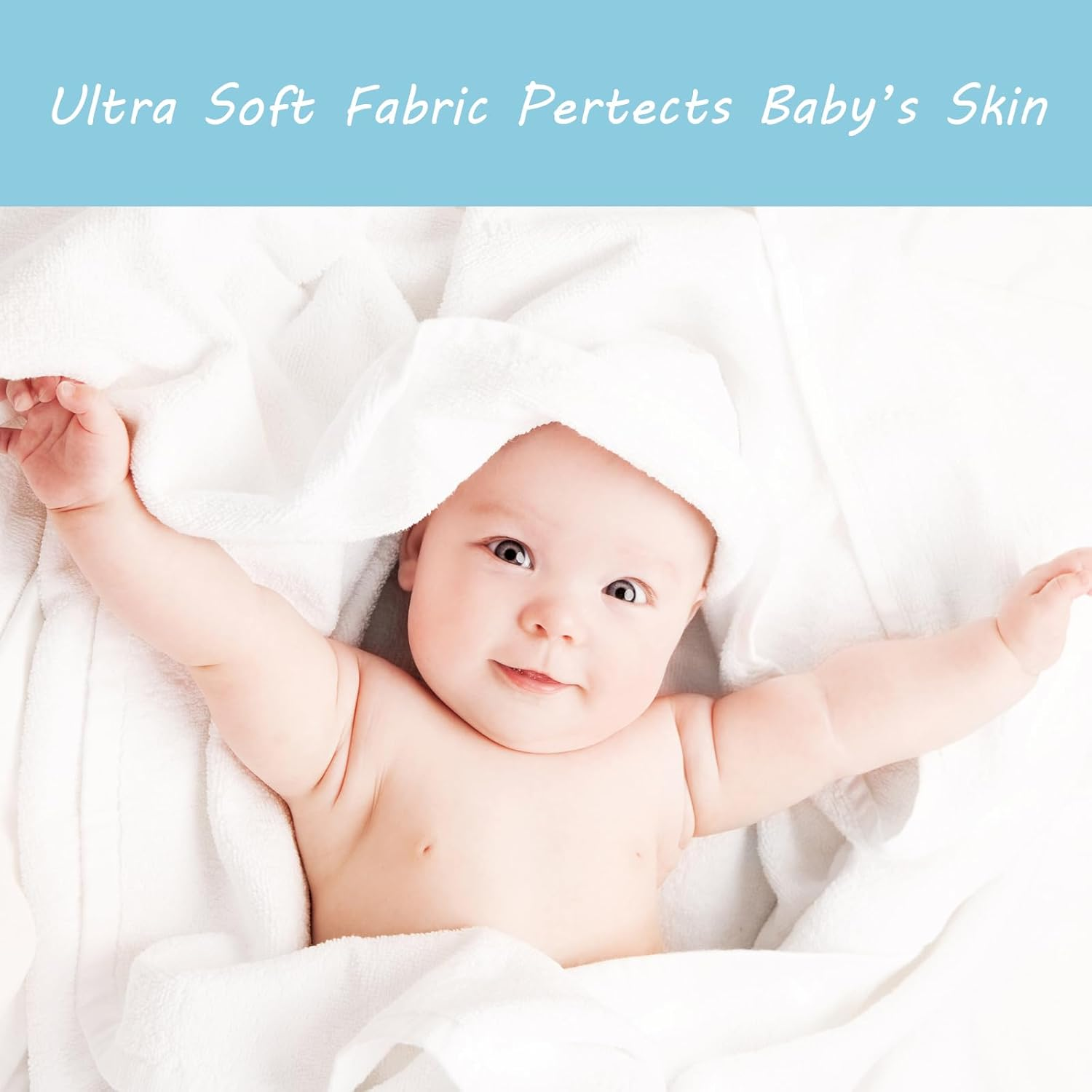 ROXANEPIG 2 Pack Hooded Baby Towel - Premium Soft Bath Towel for Babie, Newborn, Infant - Ultra Absorbent, Natural Baby Stuff Towel for Boy and Girl image number 2