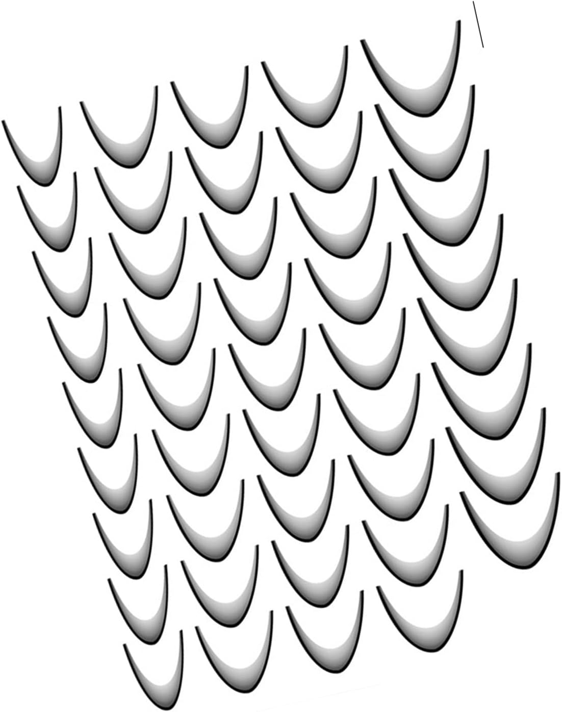 Nail Tip Stickers | Self-Adhesive Crescent French Nail Tips - Nail Accessories, Manicure Stickers, Women Nail Foil, Fingertip Stickers for Birthdays, Christmas