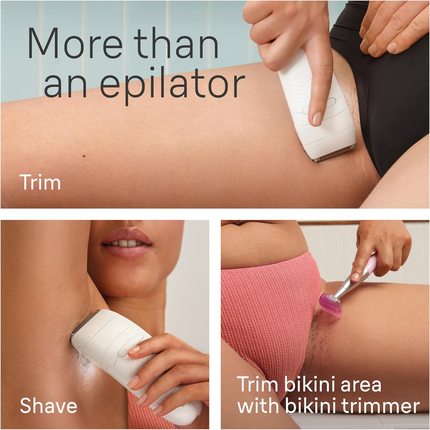 Braun 5-230 Silk-&Eacute;pil 5 Epilator for Wet and Dry, Lasting Smooth Skin, Flamingo Pink image number 2