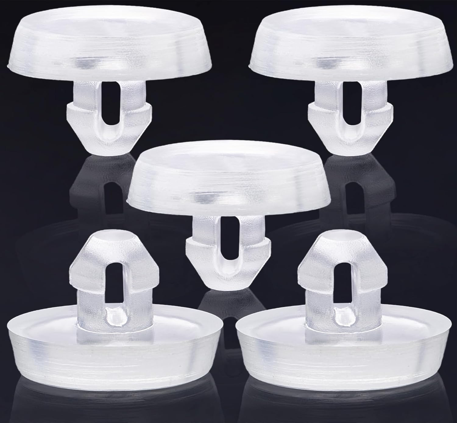 MEAJOO 2PCS Hyundai Kia Brake Pedal Stopper, Brake Pedal Stop Pad 32876-36000 Compatible with Kia Optima Sorento Sportage Soul, Hyundai Accent Elantra Sonata Veracruz 32876-25000