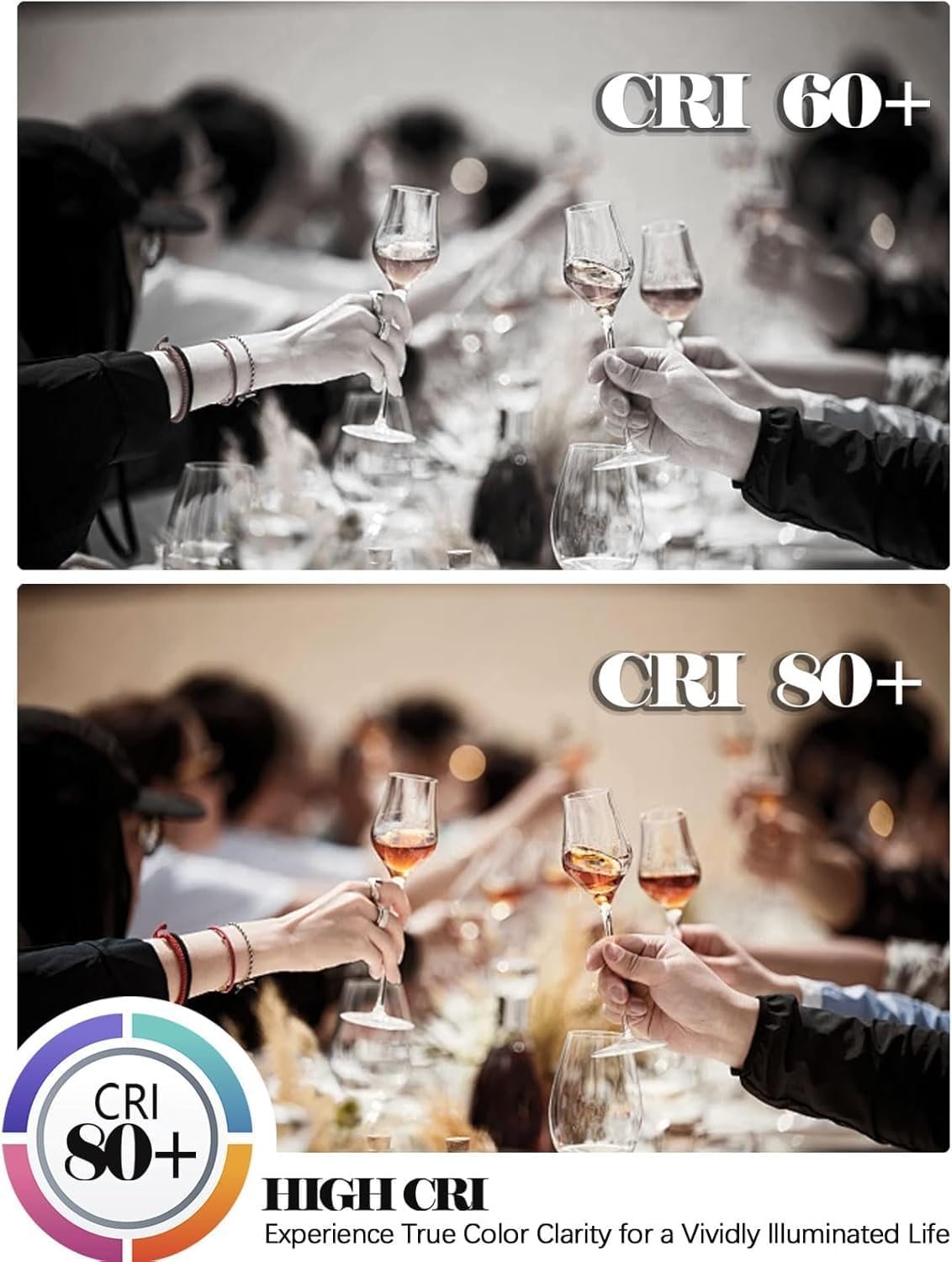 Wossluck E27 LED Cool White Dimmable 5W (50W Equivalent), 220V-240V, 6000K, 2 Pack image number 5