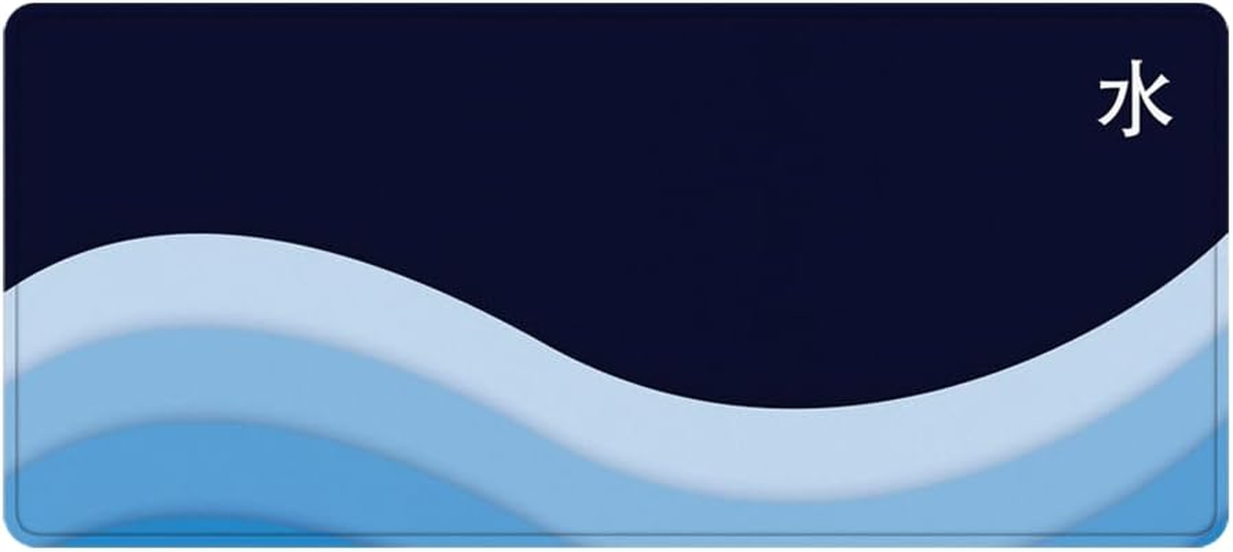 FANTECH Mouse Pad, Gaming Mousemat Esports Waterproof Surface Large Deskmat Anti-Slip Base Desk Mouse Pad Mat for Gaming, Office, Home, 900X400X4Mm (Aqua)