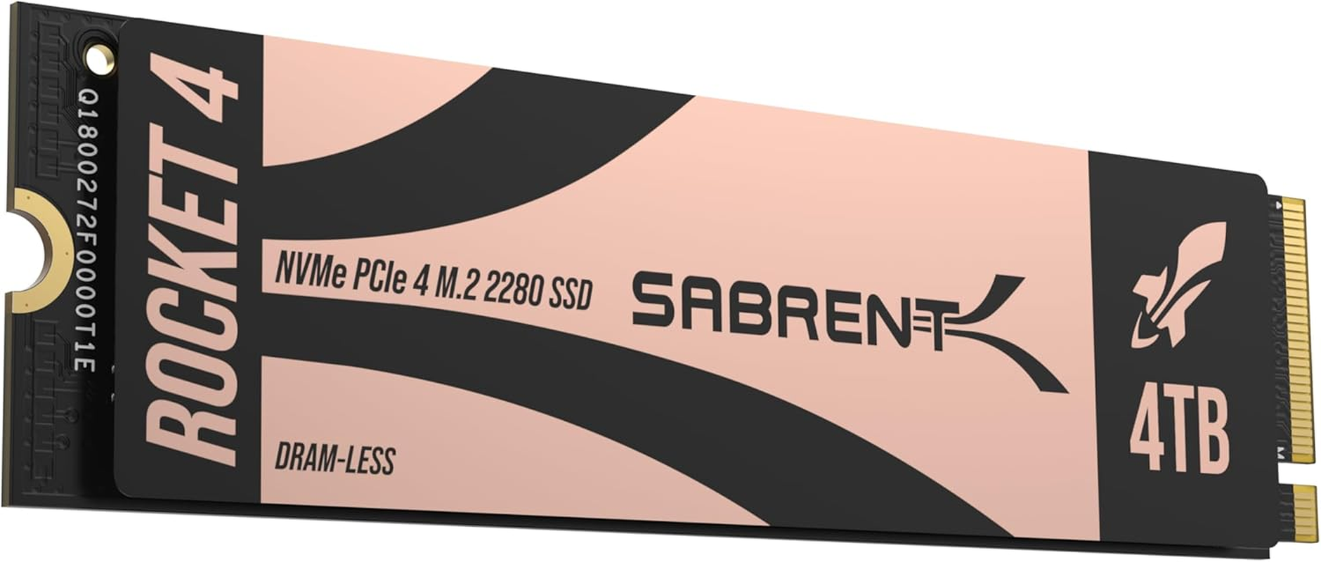 SABRENT Rocket 4 4TB Nvme SSD Pcie Gen4 M.2 2280 Internal Solid State Drive up to 7450Mb/S Read 6400Mb/S Write for PS5 Desktop Laptop Gaming High-Speed Storage Low Heat (SB-RKT4L-4TB) image number 4