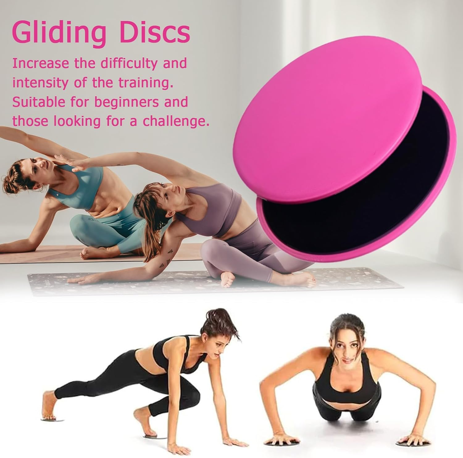 Pilates Ring Set, Pilates Equipment Kit with 15&rdquo; Magic Circle with Dual Padded Handles, Includes Yoga Pilates Ball & 4 Resistance Bands - Starter Workouts Equipment Kit for Women at Home image number 3