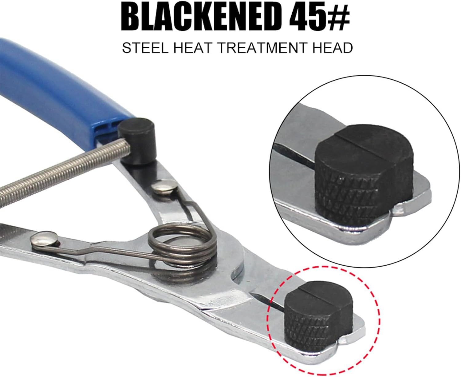 Motorcycle Brake Piston Removal Plier,Brake Caliper Piston Remover Motorbike Repair Tools, 0.6‑1.6In Diameter Ergonomic Pliers Hand Tool for Motorbike image number 6