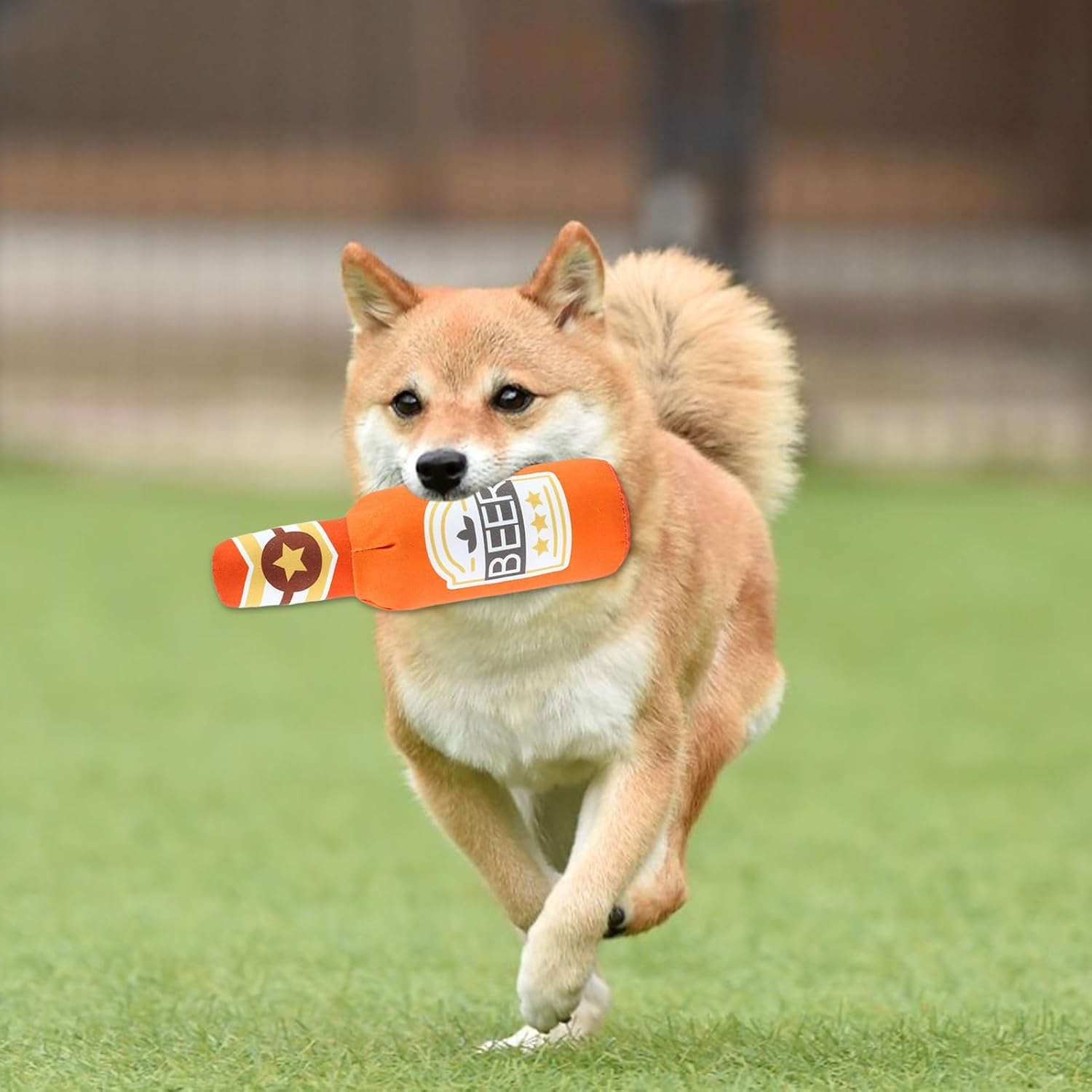 Squeaky Dog Toys, Wine Bottle Dog Chew Toys with Sound Squeaker, Interactive Dog Teeth Cleaning Toy for All Breed Dogs/193 image number 5