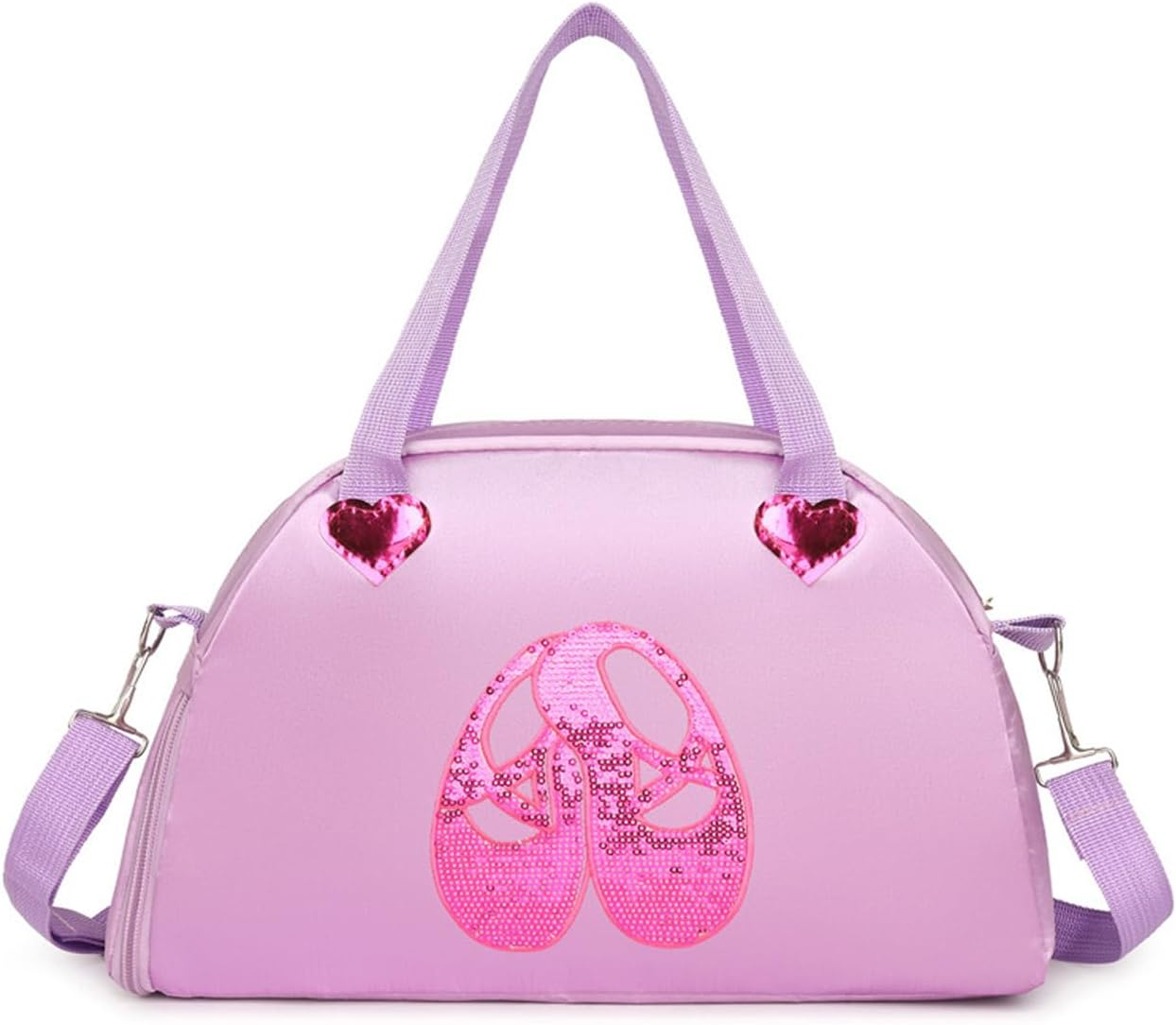 Cute Ballet Dance Bag Tutu Dress Dance Bag Gym Travel Duffle Bag for Girls Waterproof Small Duffle Bag Ballet Bags.(Rose Red)