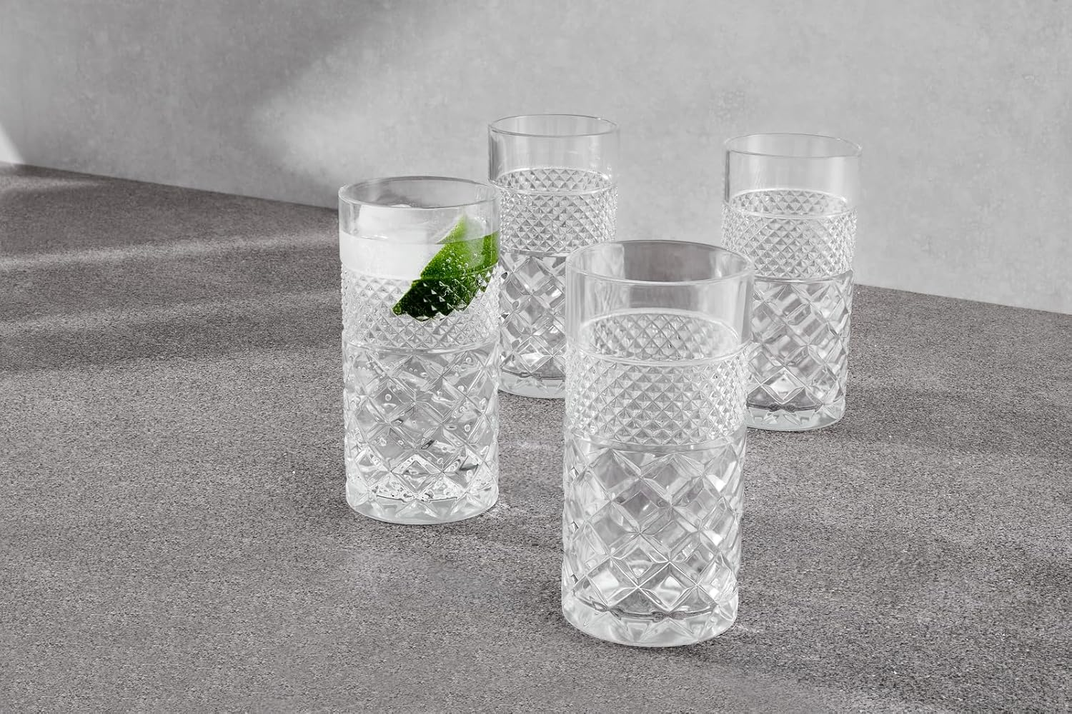 Maxwell & Williams Speakeasy Highball Glass 380ML Set of 4 Gift Boxed image number 2