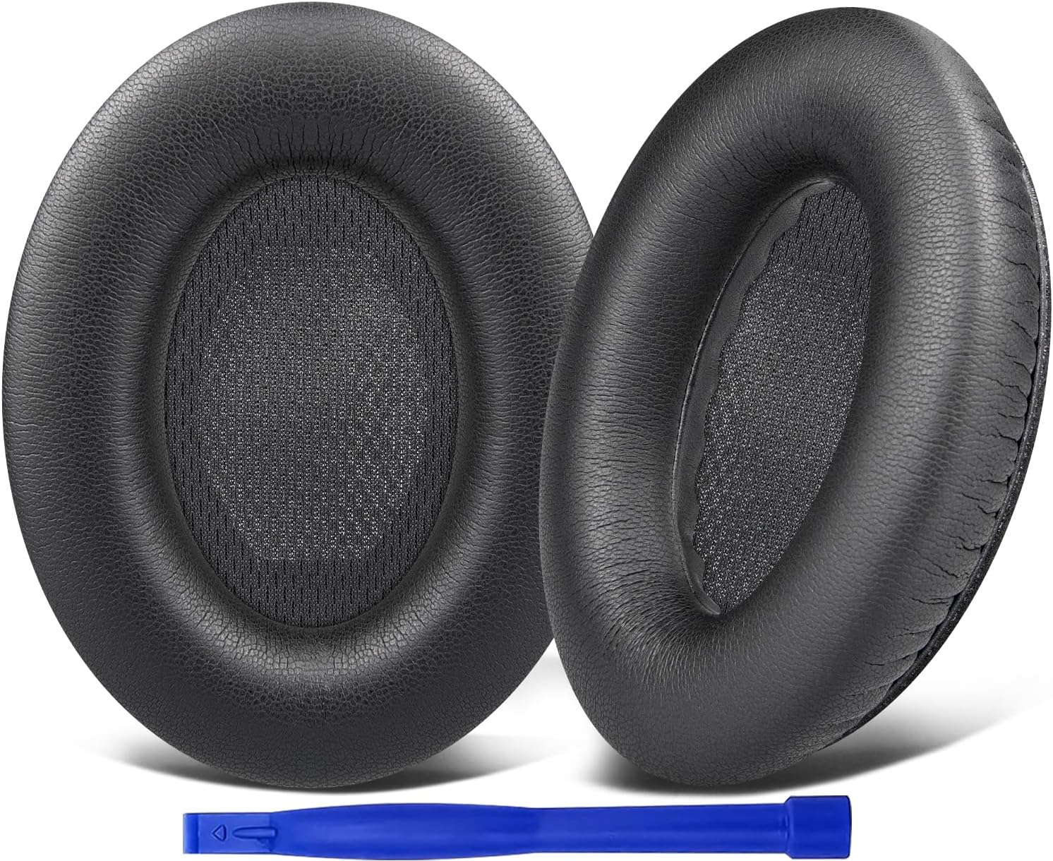 Solowit Protein Leather Earpads Cushions for Bose Headphones, Replacement Ear Pads for Bose Quietcomfort 15 QC15 QC25 QC2 Qc35/Ae2 Ae2I Ae2W/Soundtrue & Soundlink Around-Ear Series - Full Black