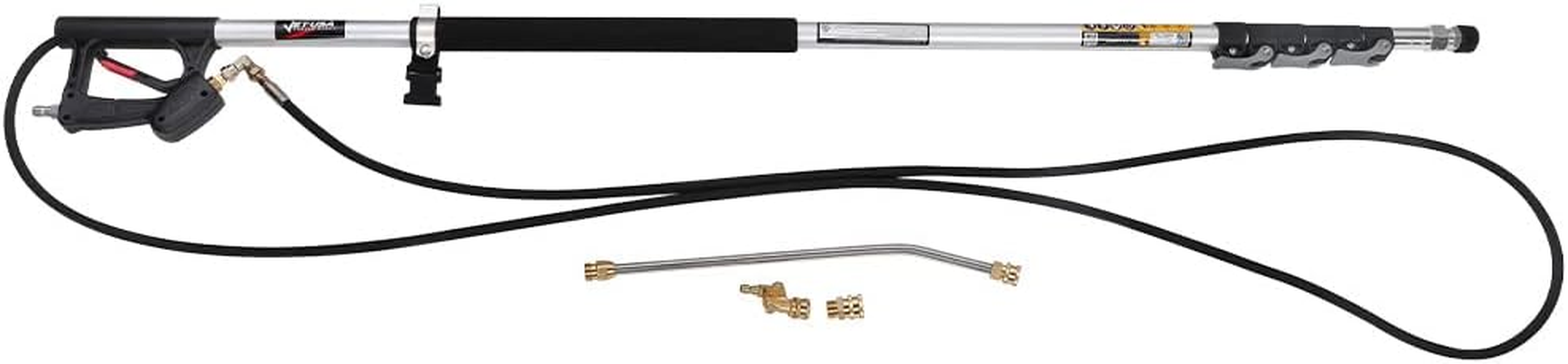 Jet-Usa 4000PSI 550Cm Telescopic Pressure Washer Wand Extension Attachment, with Standard 3/8" Inlet image number 3