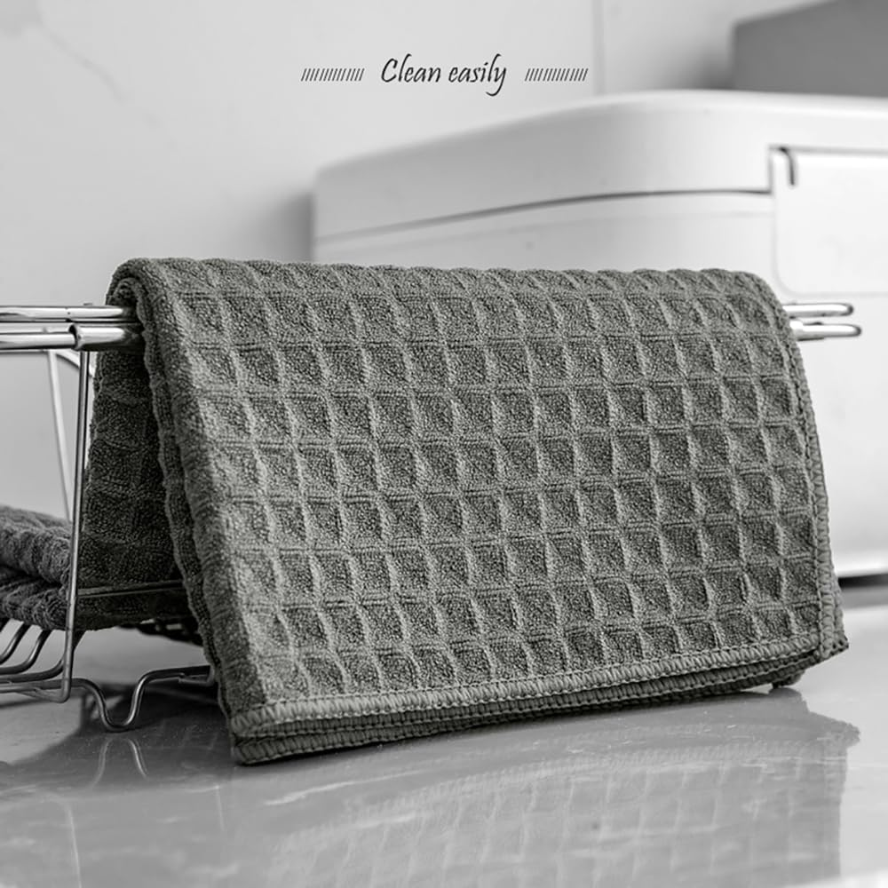 Tongke Microfiber Barista Towels, 5 Pack 30X30Cm Cleaning Towels for Espresso Machines, Steam Wands & Countertops Essential Coffee Bar Accessories image number 6