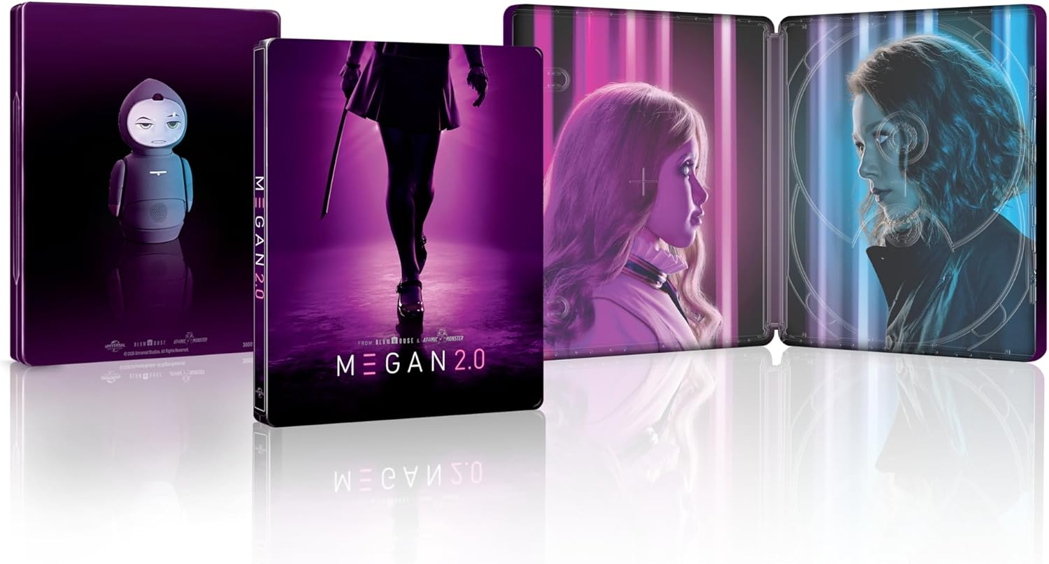 M3GAN 2.0 - Limited Edition Steelbook (4K Ultra HD + Blu-Ray + Digital)