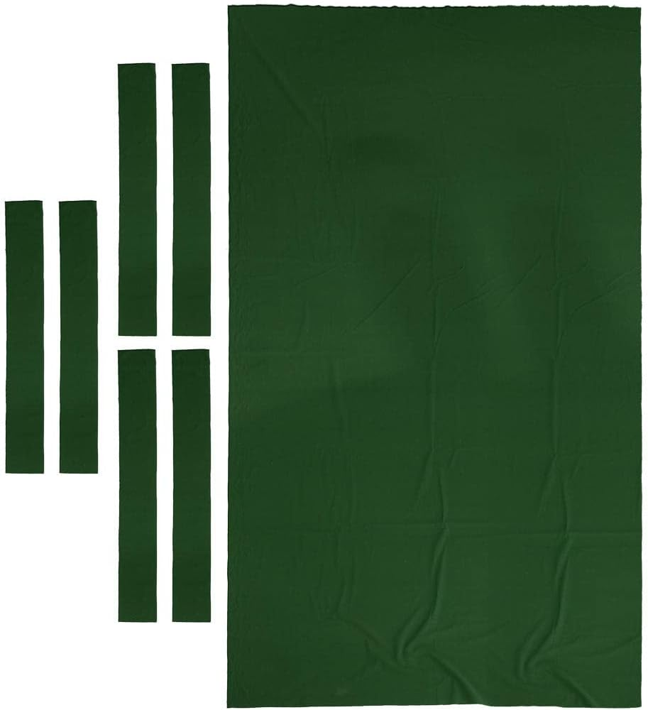 Professional 7Ft 8Ft Pool Table Felt + 6 Felt Strips, Billiard Snooker Cloth Felt for 7 or 8 Foot Table, Study 0.9Mm Thickness - 3 Colors Available image number 3
