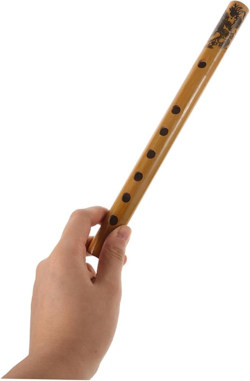 1Pcs Lightweight Chinese Bamboo Vertical Flute Clarinet - Traditional Musical Instrument for Beginners, Suitable for Concerts, Practice & Leisure with Melodious Sound image number 3