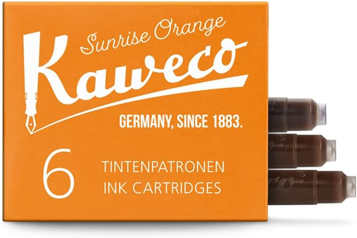 Kaweco Fountain Pen Ink Cartridges 1 Ml, Palm Green (Pack of 6)