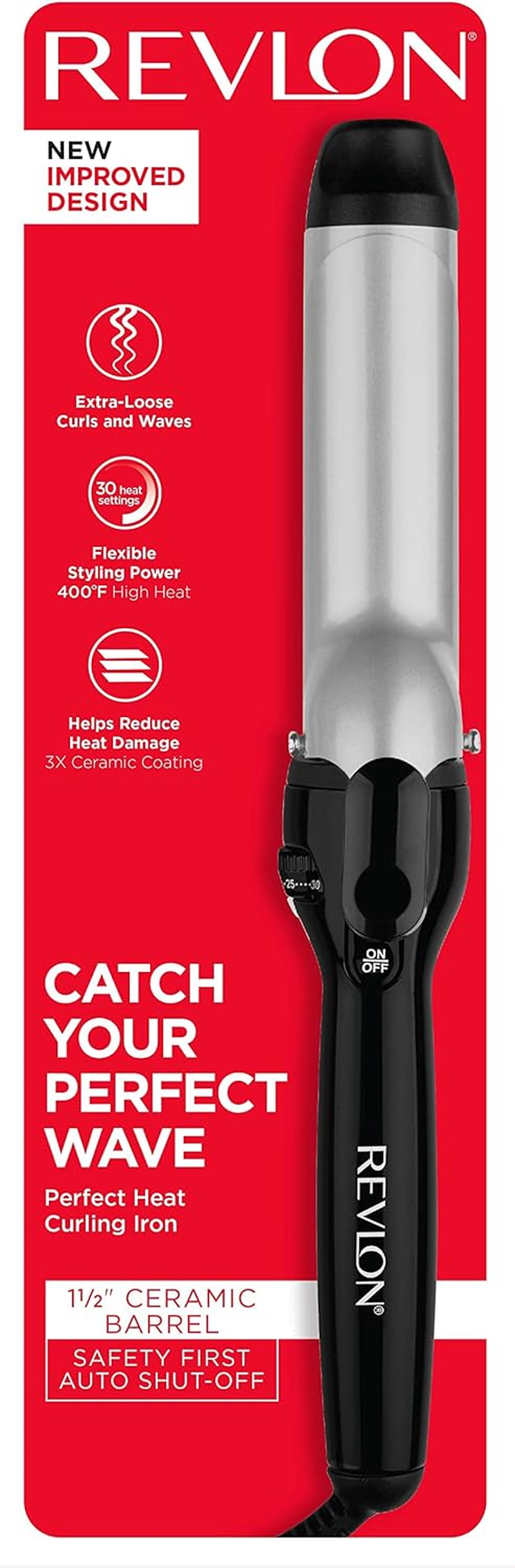 Revlon Perfect Heat Ceramic Curling Iron image number 5