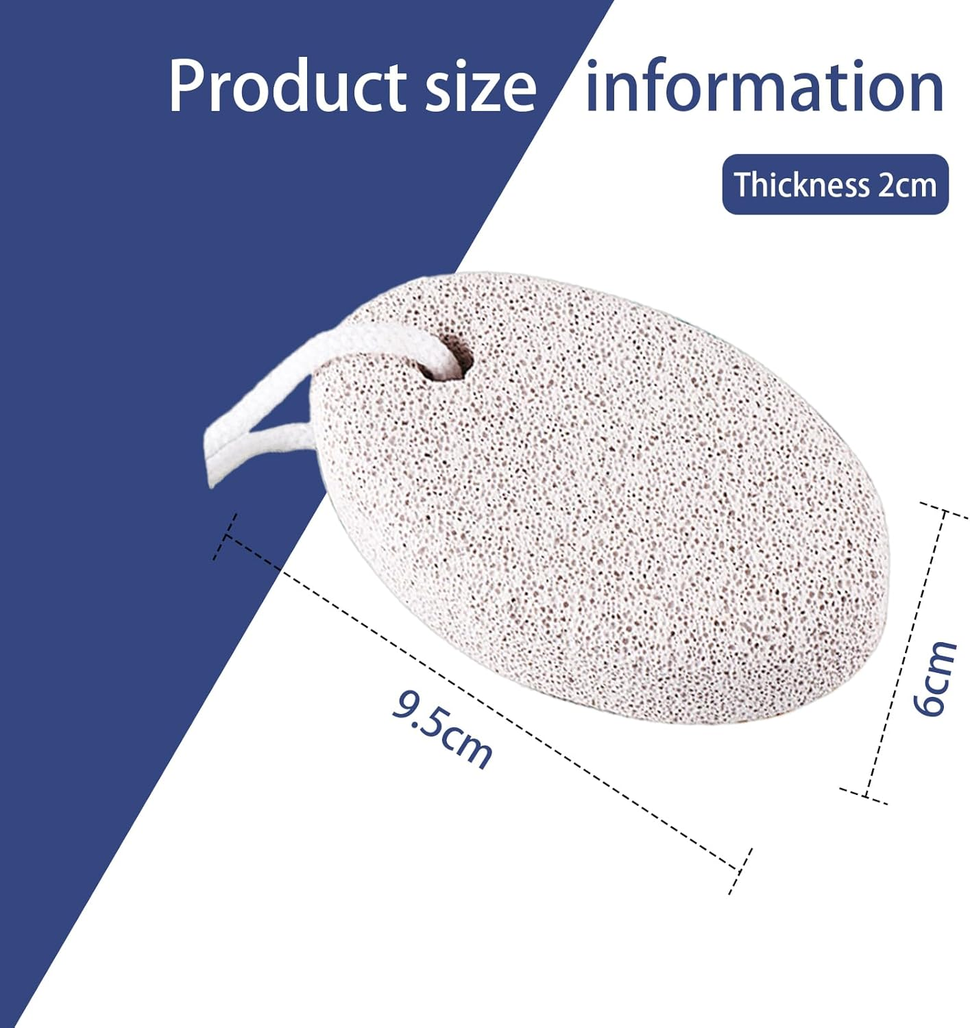 Pack of 3 Pumice Stone Foot Care, Pumice Stone Callus Remover Callus Remover Foot Stone Natural Pumice Stone for Calluses and Skin Hardening Removal image number 1