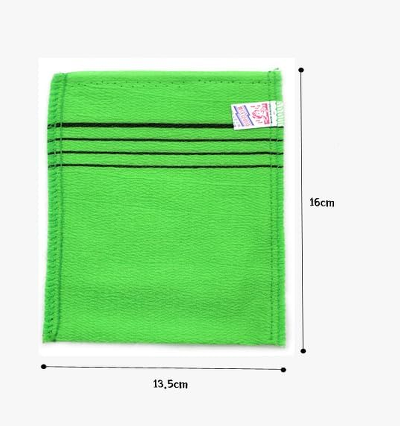 20 PCS Happy Korean Italy Towel Exfoliating Mitt Bath Washcloth Skin Body Scrub Viscose Made in Korea image number 5