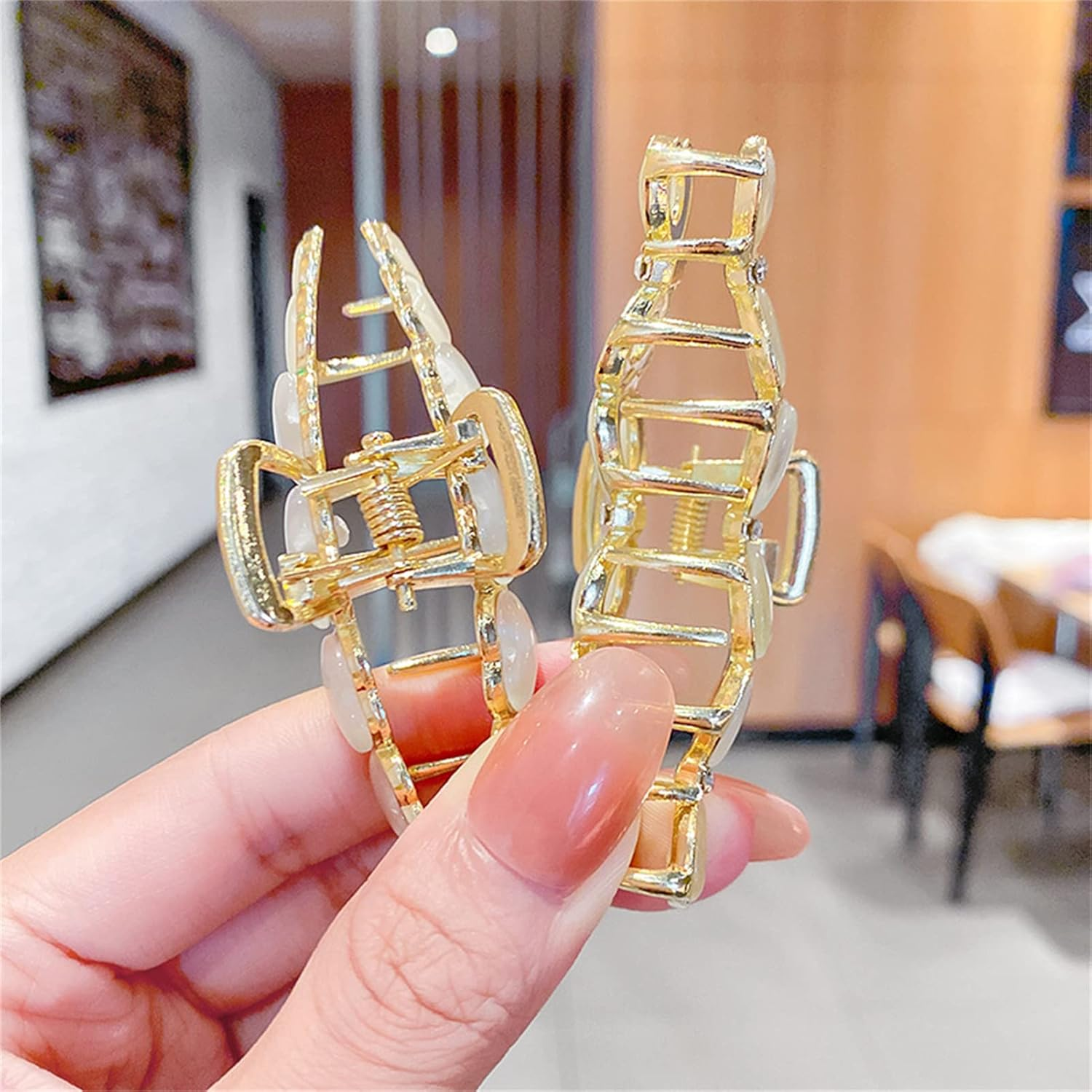 Opal Woman Hair Clips, Hair Accessories, Decorative Hair Clips Girls Women,Heart image number 3