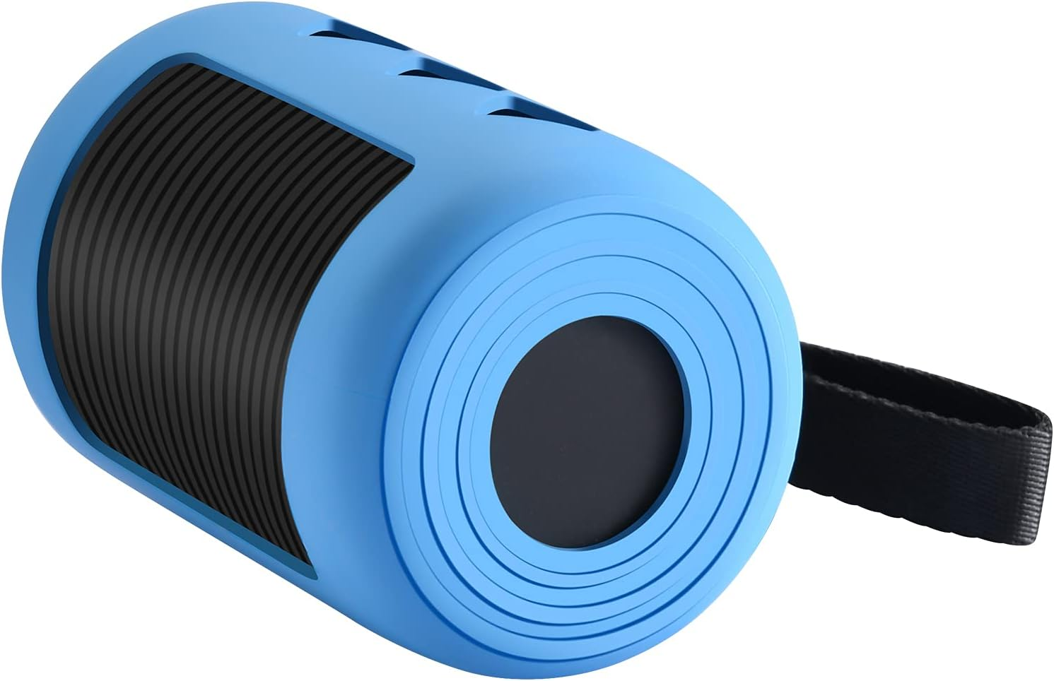 LICHIFIT Soft Silicone Case Bluetooth Speaker Protective Cover Replacement Skin Case Shell for Bang & OLUFSEN Explore Bluetooth Speaker - Blue image number 2