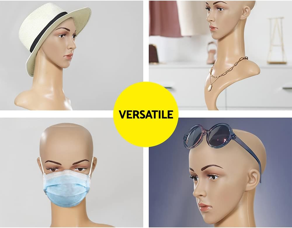 Female Mannequin Head Dummy Model Display Shop Stand Professional Use Fashion Retail image number 2