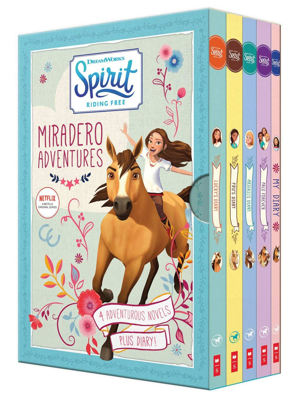 Miradero Adventures 5-Book Collection (Dreamworks: Spirit Riding Free)