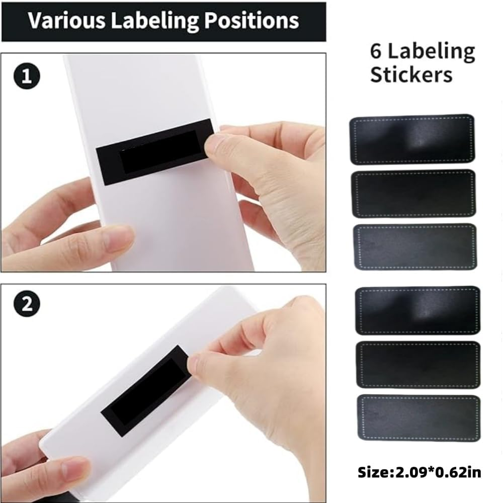 Jindizi Reusable Soap Dispenser, Plastic Lotion Dispenser, 3Pcs Refillable Shampoo Bottles with Labels, Shower Container for Body Soap Shampoo Conditioner 16.9Oz/500Ml image number 5