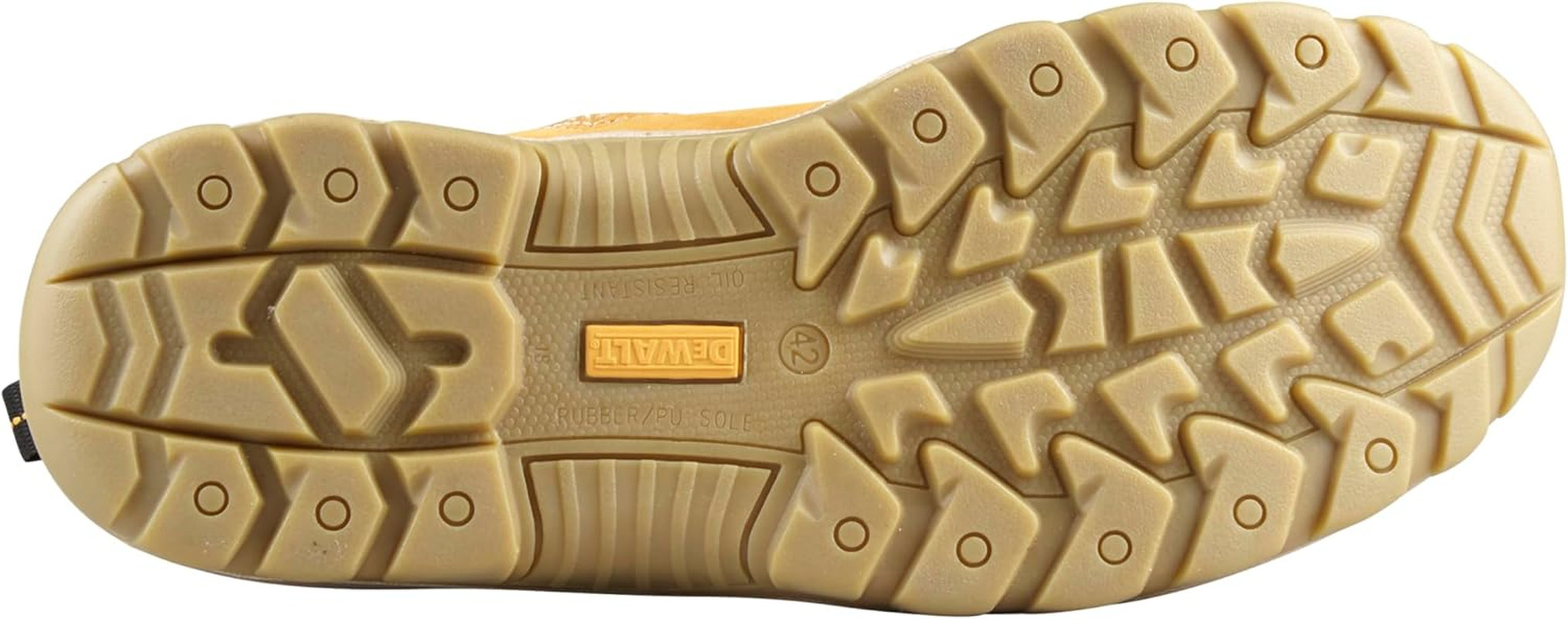 Dewalt Ashton Pro Mens Safety Boots - Full Grain Nubuck Leather Desert Steel Toe Boots with Side Zip and Anti-Slip Outsole - Non Slip Ankle Work Boots image number 3