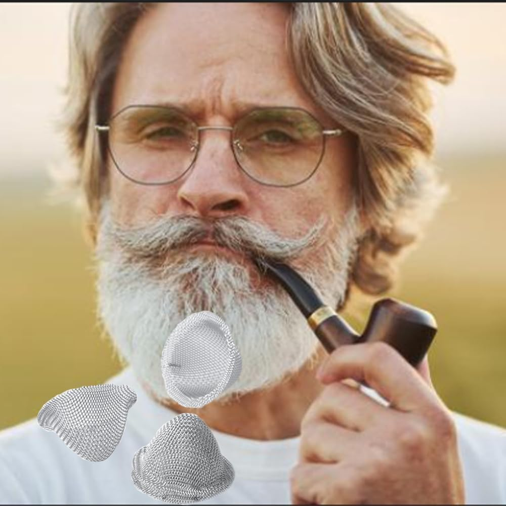 Stainless Steel Mesh Clean Screens with Tapered Design, 70Pcs Tapered Stainless Steel Filters Pipe Screens, Adjustable Tapered Design Screens Filters for Pipes Bowls image number 2