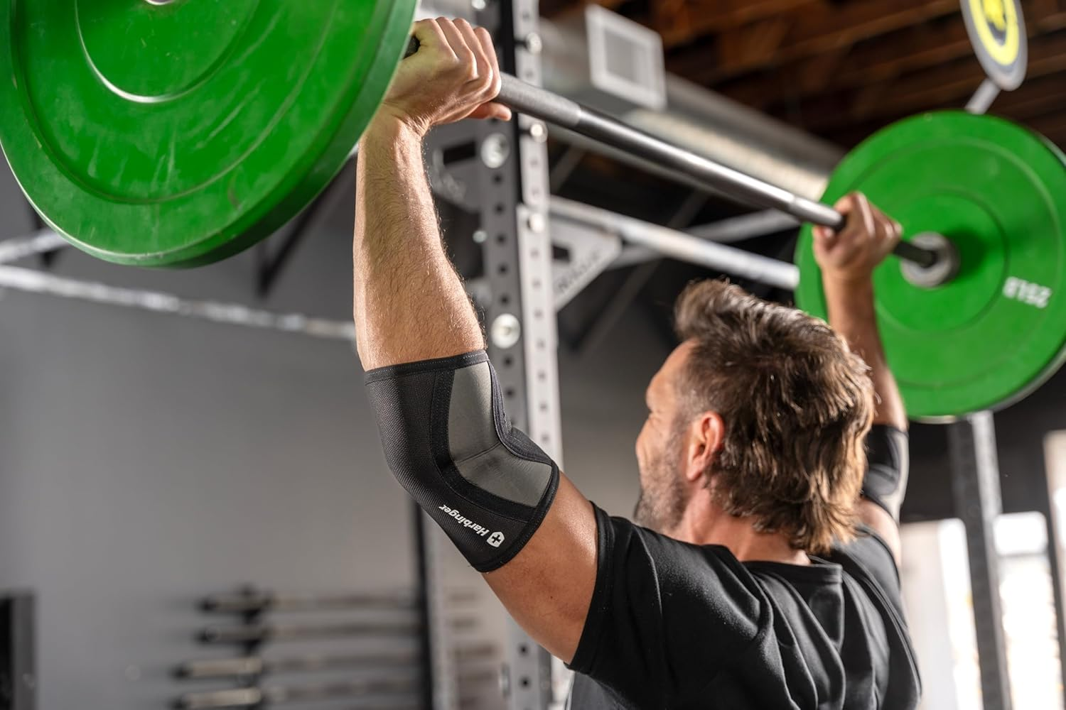 Harbinger Pro Elbow Sleeves, Black, 4Mm image number 4