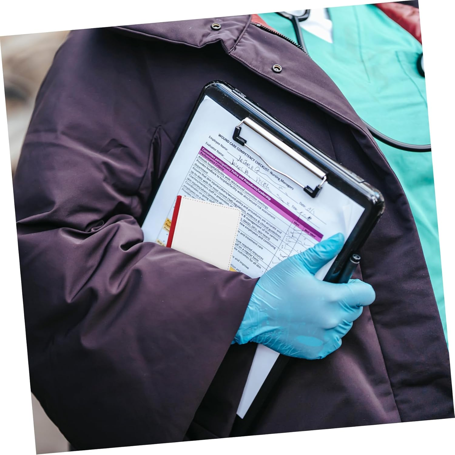 WATIIFUFU 3Pcs Multi-Purpose Travel Document Organizer Passport Wallet Holder for Family - Black image number 7