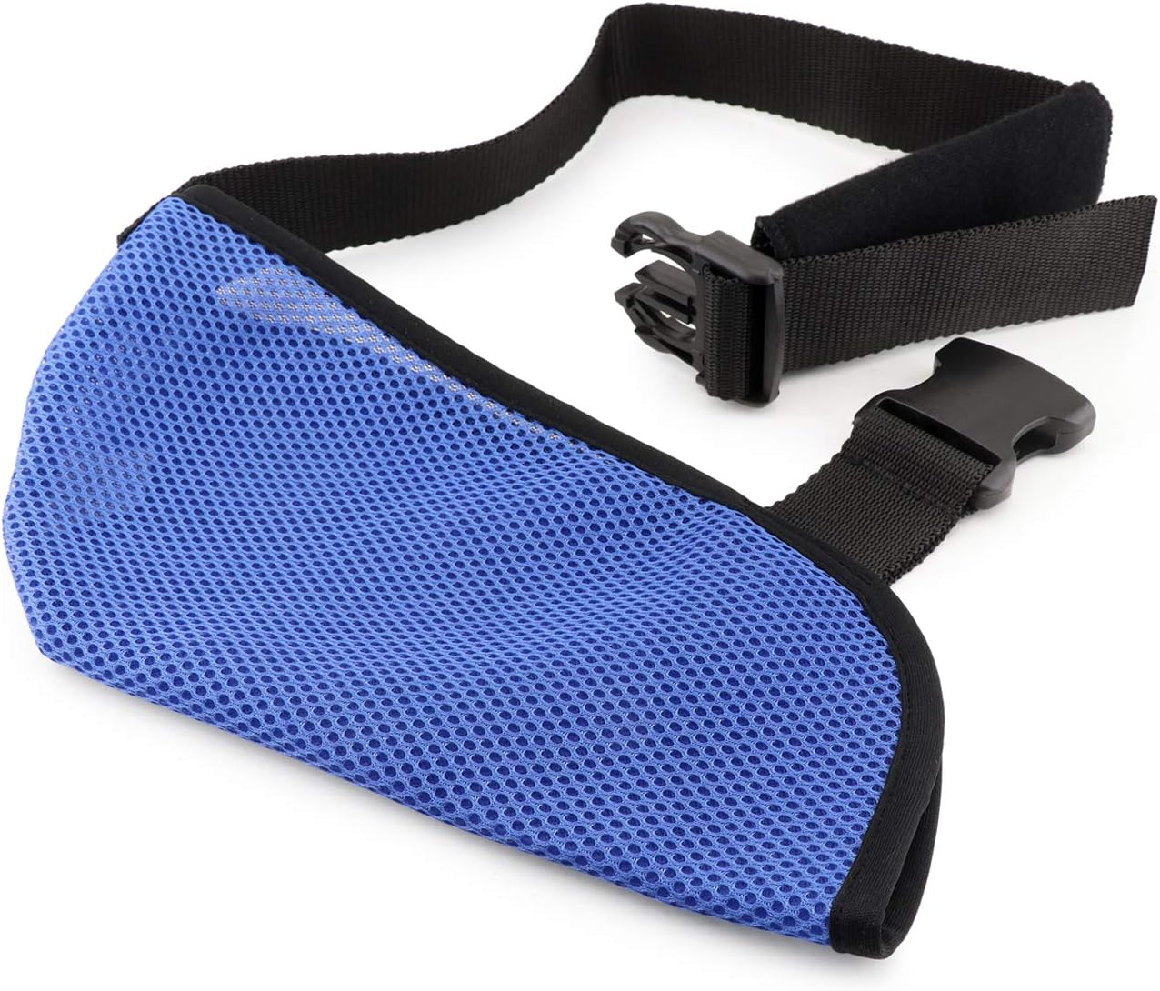 SOLES Paediatric Mesh Arm Sling with Padded Shoulder Strap, Blue & Black image number 2
