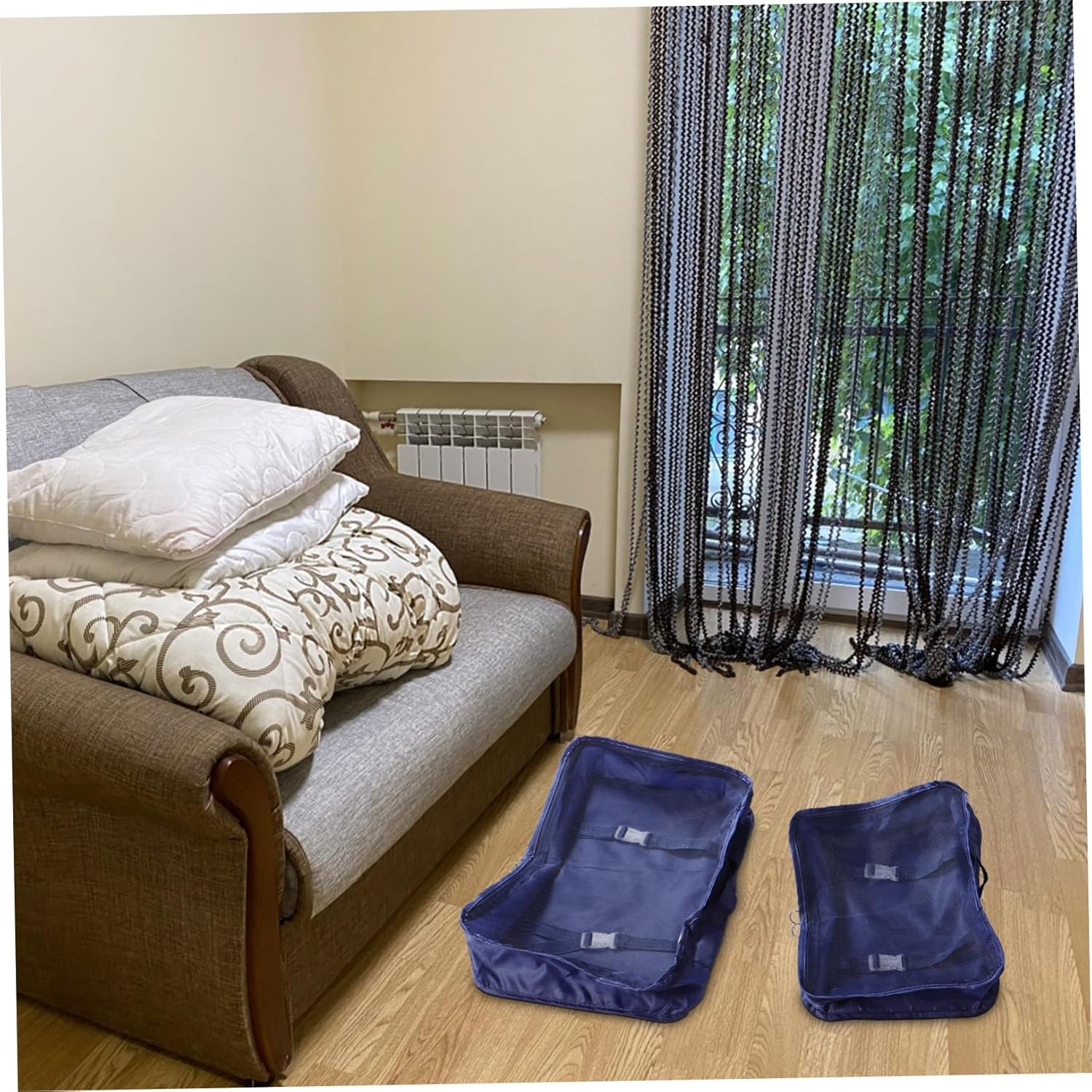 WESIEVYA 1 Set Luggage Packing Organizer Travel Storage Bags for Clothes Underwear Toiletries Lightweight Portable Packing Cubes image number 2