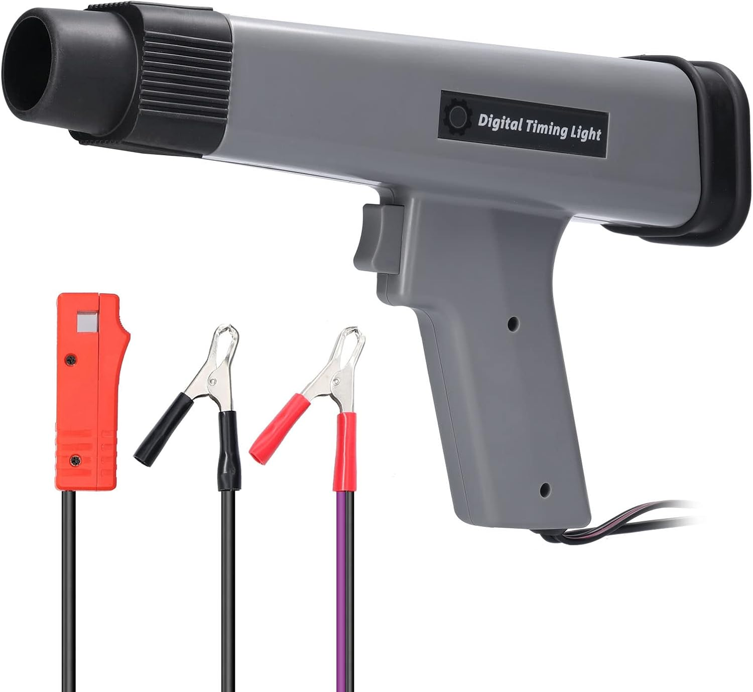 Oimzzr 12 V Professional Digital Display Inductive Timing Light Car Motorcycle Petrol Engine Ignition Timing Strobe Lamp Detector Auto Motorcycle Detection Diagnosis Tool image number 4