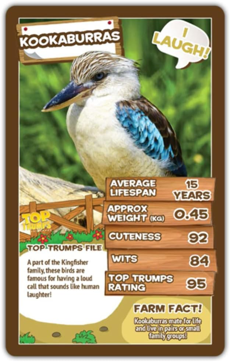 Winning Moves WMA Top Trumps Farm Animals Board Game image number 1