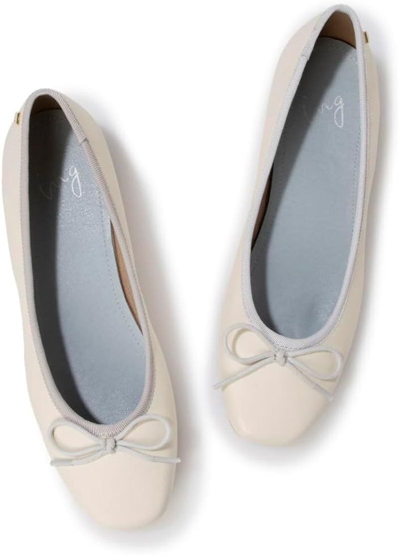 Ing Relaxing Ballet Shoes, Ivory, 23.5 Cm
