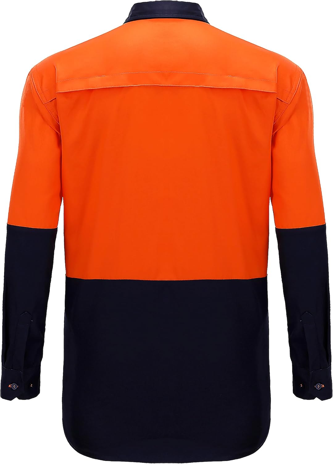 BIG BEE Hi-Vis Work Shirt, Cotton Long Sleeve Safety Workwear image number 1