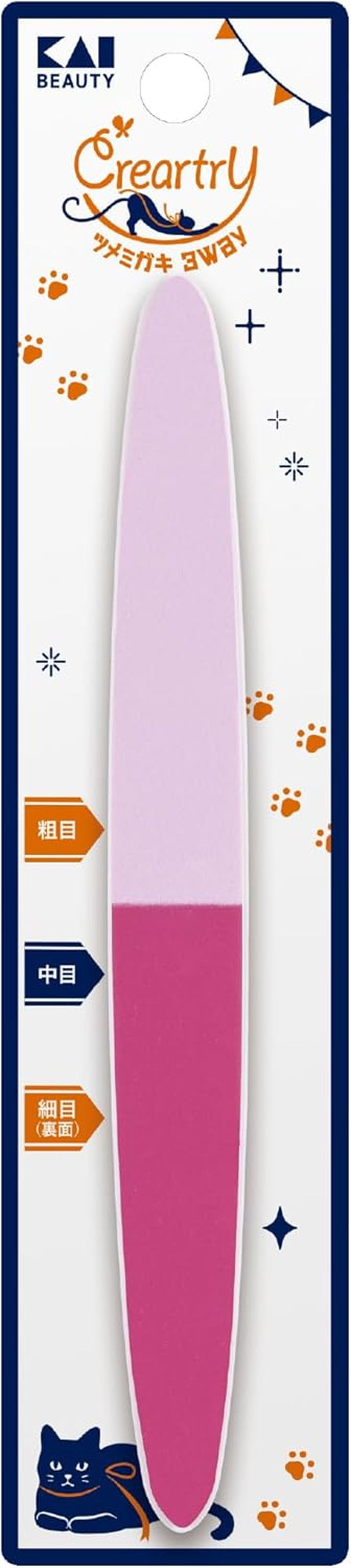 Kai HC4011 Clea Tree Manicure Tool Set, Cuticle Care, 3-Piece Set, Cuticle Pressing, Cuticle Ripper