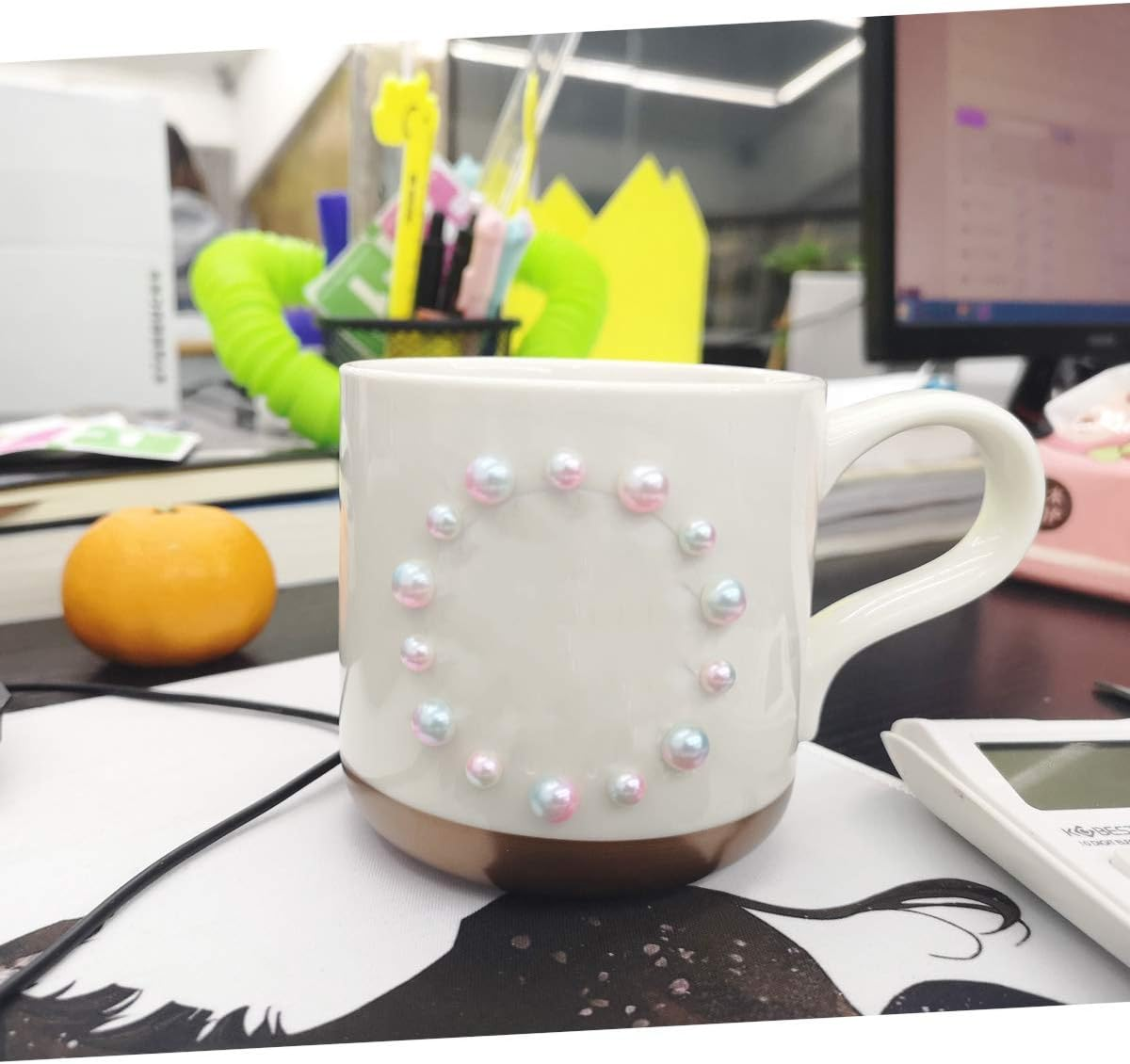 1100Pcs Abs Gradient Imitation Pearls Half round Beads Assorted Mixed Sizes 3 4 5 6 8Mm Flatback DIY Material image number 6