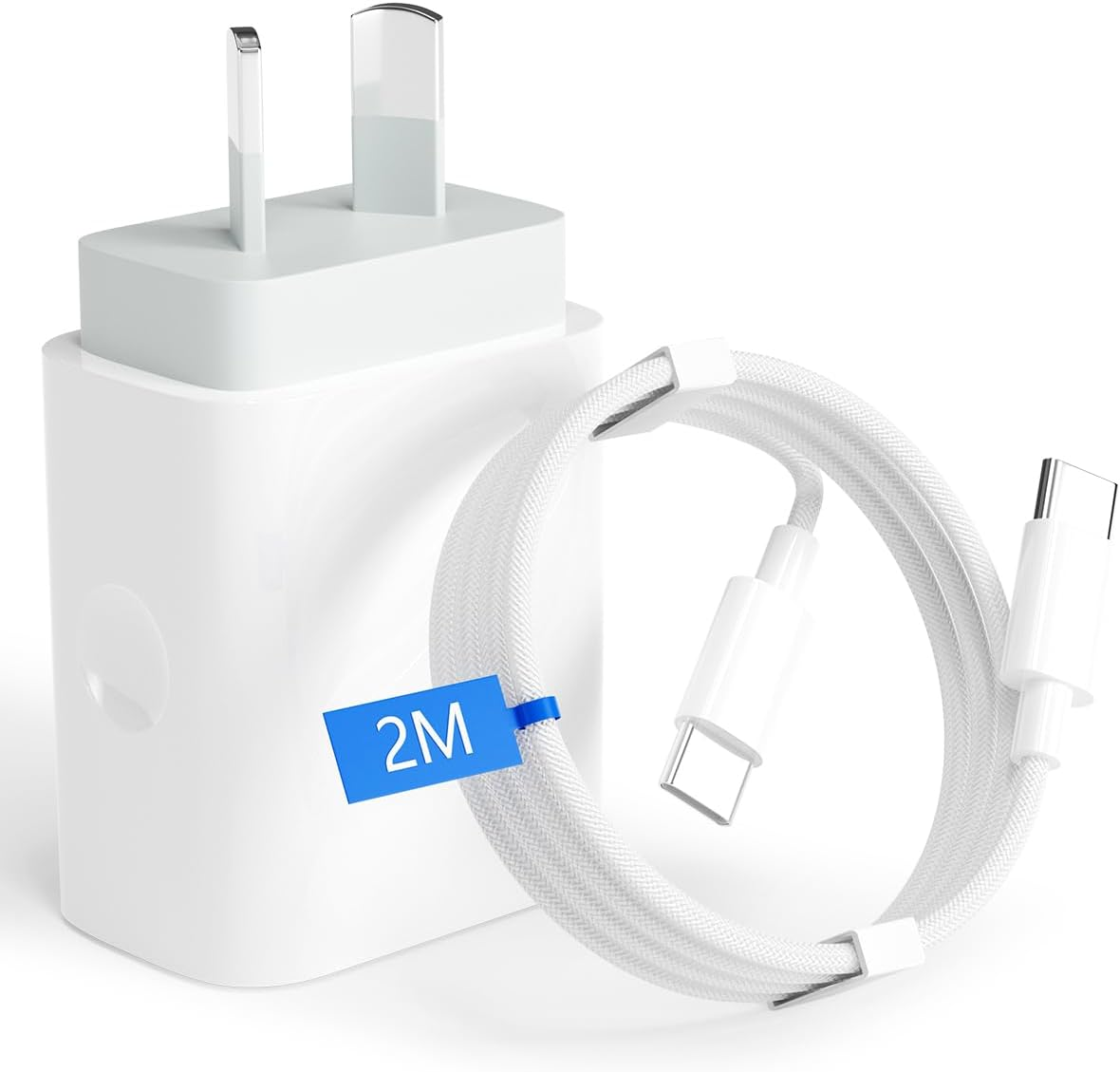 Iphone 17 16 Fast Charger, 20W Ipad Charger, USB C Charger with 2M USB C Cable, USB C Wall Charger for Iphone 16/16 Pro/Max/15/15 Pro/15 Pro Max/15 Plus, Ipad Pro/Air/Mini image number 5